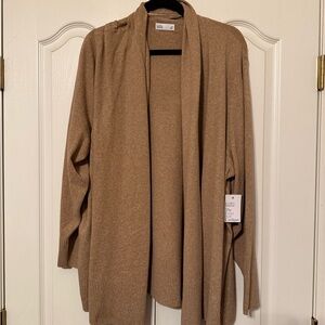 Croft & Barrow Camel Cardigan Sweater